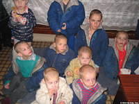A group of young boys.