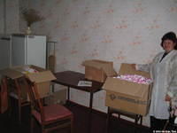 We brought hundreds of dollars in medicine. And much needed medical  items