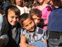 Kids love their picture taken.