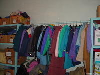 We gladly left knitted hats (Honey L.), mittens, clothing and more.