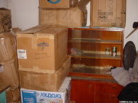 We were welcomed with 30+ boxes of aide.  We were expecting 36 more, but the shipment didn't arrive, so we wait.