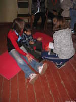 Sergie, who is blind, appreciated the one on one attention.