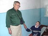 Many of the children wanted to just 'touch' us.