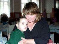 Ten yr. old Vika just wants to be held.