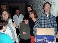 Ray was the hit of the visit, the 'cookie man'.!