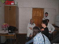 Our time was well spent.  And we returned to the office.  Facility staff watch the 'Break the Barriers" DVD which shows chi
