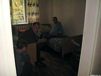 These elderly men sat and talked with us.