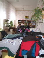Clothes are ready for the children.