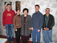 Internot Director with, His Kids, Too! board members, Denis, Teresa, Ray, and volunteer, Yuri!