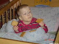 Our special friend, is happy and carefree despite his physical limitations.
