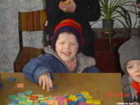 This boy was so pleased to have his picture taken.