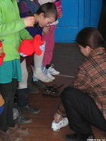 Shoes are always a big hit....