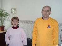 Patients in their new clothing.