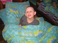 This precious boy was doing well despite his situation.