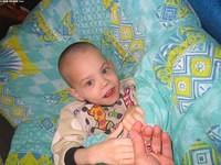 The piercing eyes of this little girl encourage us to continue to help this facility.