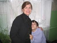 His Kids, Too! director and her friend.