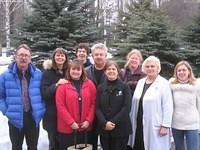 We had a very nice meeting with the director and his assistant.  Here the Spring Team and hospital staff.