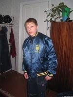 This boy shows off his Raa Middle School jacket!  Thanks to the over 500 lbs. of clothing from this school.