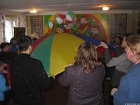The parachute and ball is a big hit!