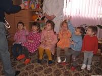 Children are pleased with with new toys.