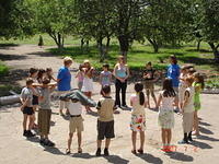 The kids loved the attention, and teachers enjoyed the break during outdoor play.