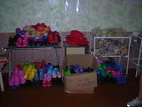 Our Crocs for Kids project was a great 'hit', and every camper in the first 4 classes received a pair.