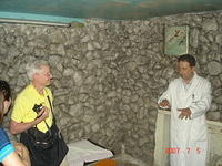 They even had a chance to visit a salt inhalation room.