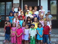 Natasha's class of K-2nd graders.