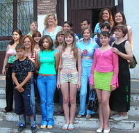Kristy's class of 7-9 grade