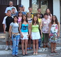 Our Senior class of 9-12th grade, with Rich as the teacher.