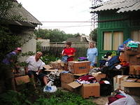 We spent 2 days sorting and preparing for delivery.