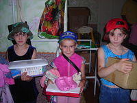 Thanks to Embroidered Apparel of Tallahassee, EVERY child received a hat!