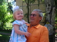 Walter gives a hugs...