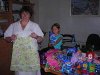 The director loved the dresses and jumpers.