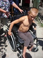 Our next stop was to deliver a wheelchair, courtesy of Option Care of Tallahassee.