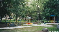 The outdoor play area is much nicer since they put in the brick pavers.