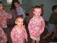 These boys were 'ready' for their photo.
