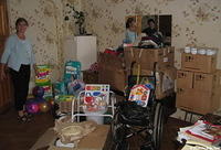 Without your continued support, we could not provide this facility with life saving aide.  Thank you! His Kids, Too! director, s