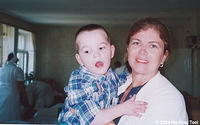 Vika is 9 yrs. old, and litterally had to be pried from His Kids, Too! director, Teresa Fillmon.  She loved the attention!