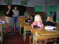 Rich and Teresa's class of high schoolers.