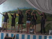 Andrew B. and Karen B. of Valdosta GA, have some of their girls(12-14), entertain us with a song.