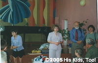 Larissa P. is the director of this group gathering.  She is here with Dr. Bill W. and Lyuba Y
