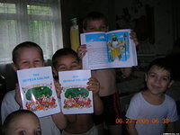 They loved their Bibles.  Thank you Lucille M. for the donation to make this all possible!
