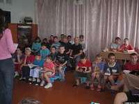 Masha presents a lesson of God's Love.