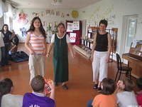 Teresa was invited to say a few words.  The kids all know her, and the work of His Kids, Too!, as we have supported this facilit