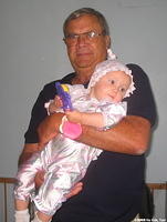 Walter Lee loves on this little girl.