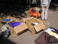 This facility received 3 sets of clothing per child, personal care bags, shoes, medicine and sports equipment.