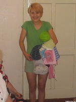 Sasha was very happy with her items.
