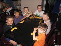 All the children received bananas and cookies, via our new program, "Go Bananas for Orphans!.