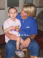 Little Kristina loves the attention that Karen gives her.